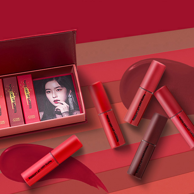 伊蒂之屋雾感哑光唇釉套盒