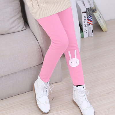 女童打底裤加绒长裤