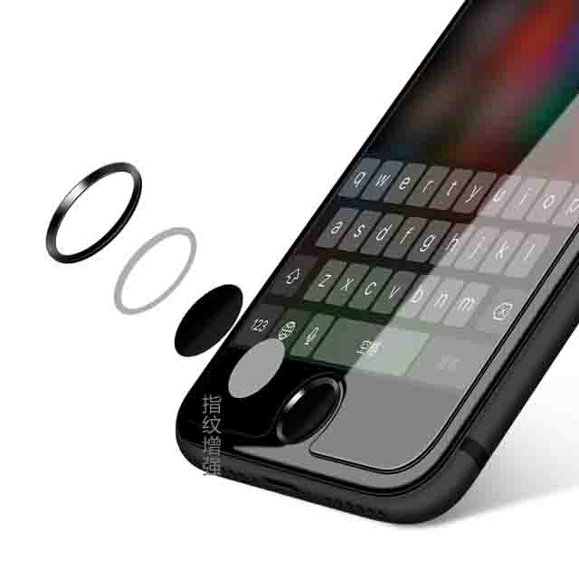 苹果卡通按键贴