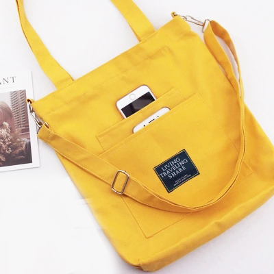 SH慵懒风百搭文艺帆布包