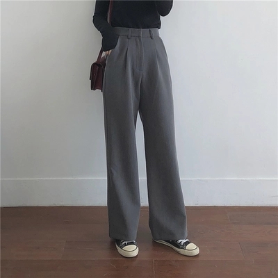 高腰宽松百搭休闲裤