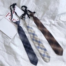 原宿懒人免系领带