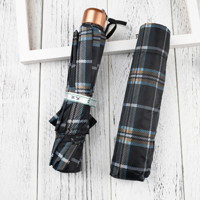 男士格子天堂伞