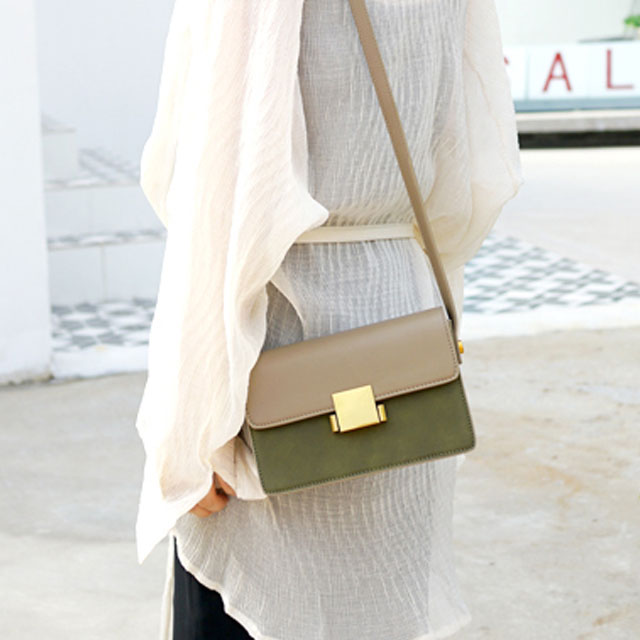 韩版ins磨砂风琴包