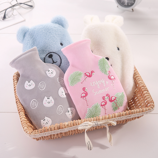 注水热水袋小号绒布暖手宝