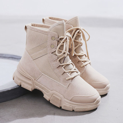 韩版百搭英伦风马丁靴