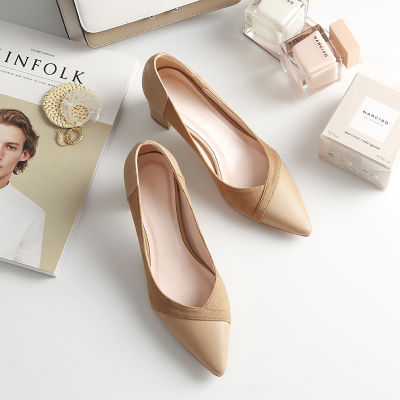 【双11】裸色小清新高跟鞋