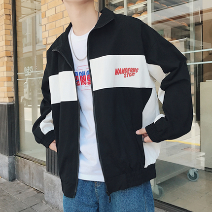 男士港风加棉加厚外套