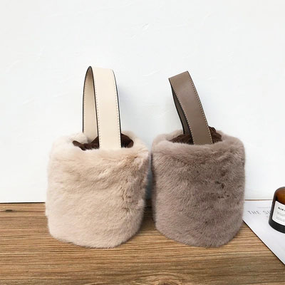 韩版复古提水桶包