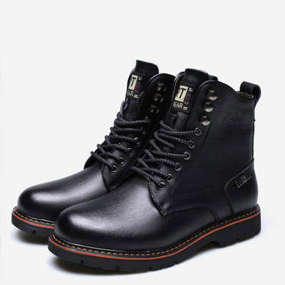 冬季高帮英伦真皮马丁靴