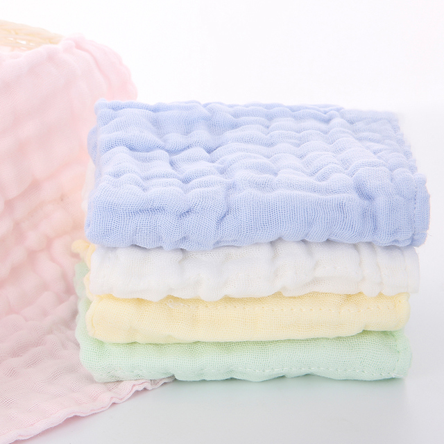 婴儿纱布口水巾小方巾