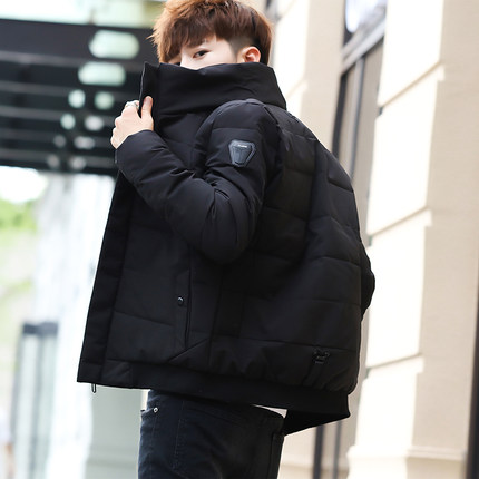 加绒加厚羽绒棉服