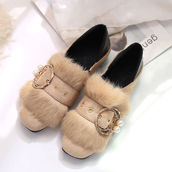 【双11】韩版浅口加绒豆豆鞋