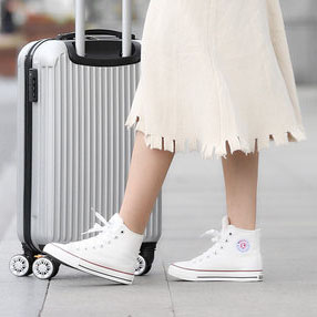 环球高帮加绒帆布鞋