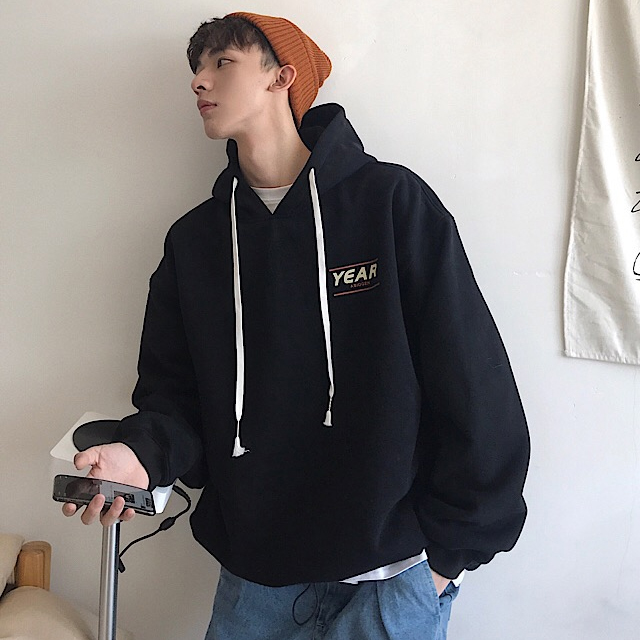 男士潮流连帽卫衣