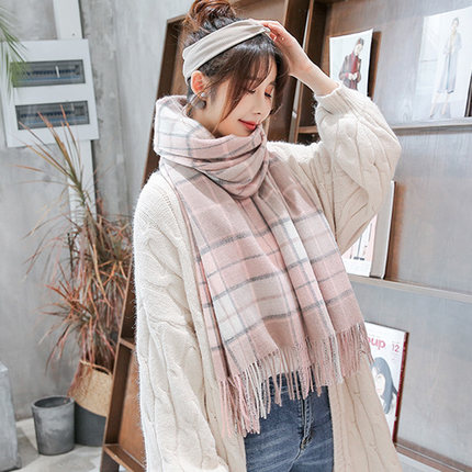 冬季毛线针织围巾