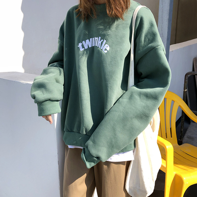 学院风简约字母卫衣