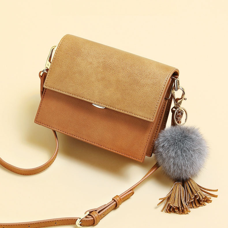 秋冬季宽肩带质感风琴包