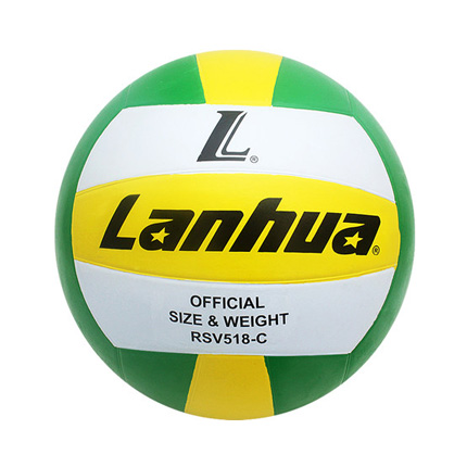 正品上海兰华初学者橡胶训练排球