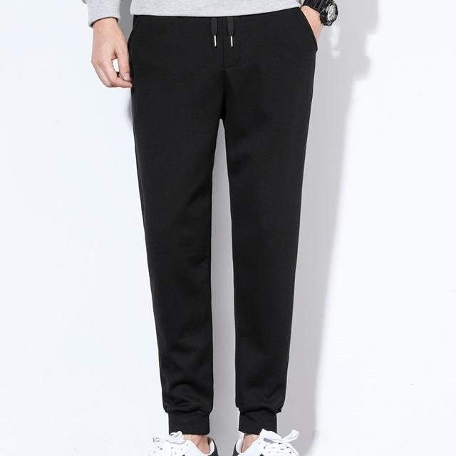 男士加绒运动裤