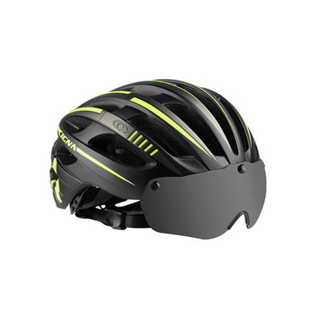 男女山地自行车风镜眼镜一体骑行头盔