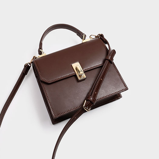 小优家韩版英伦风手提小包