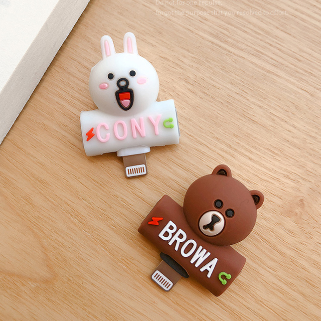 二合一苹果7可爱耳机转接头