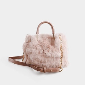 冬季毛毛手提包