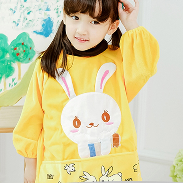 秋冬宝宝吃饭罩衣围裙