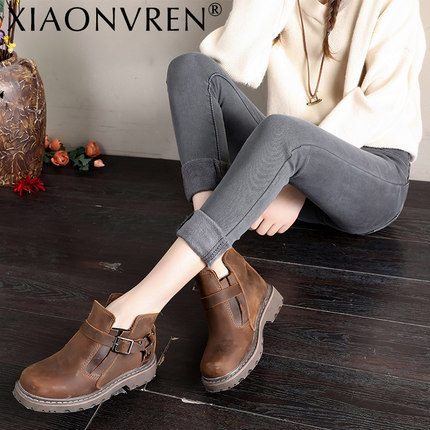 加绒高腰黑色牛仔裤