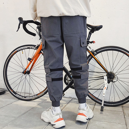 韩版宽松男士工装裤