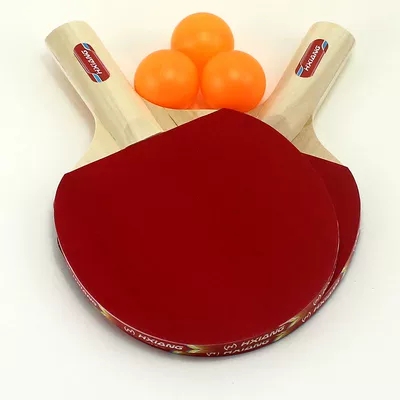 正品初学者防滑耐磨乒乓球拍2只装