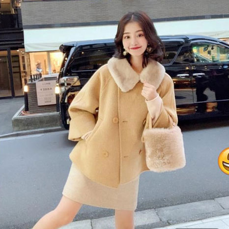 大喜自制双面毛呢大衣