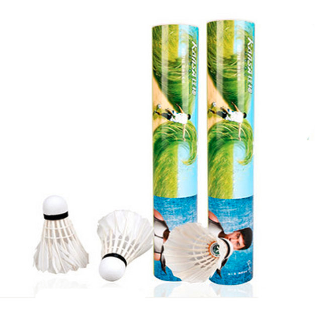 狂神鹅毛训练打不易烂羽毛球12只装