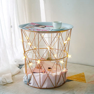 ins北欧铁艺简约小茶几