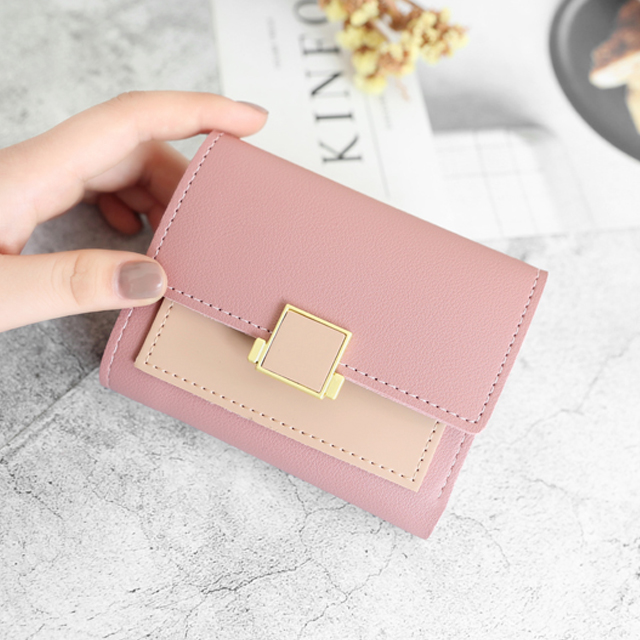 KISS ME双色短款钱包