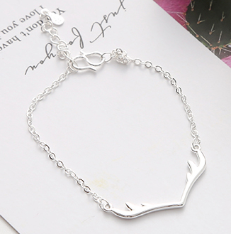 水中玉ins风银手链