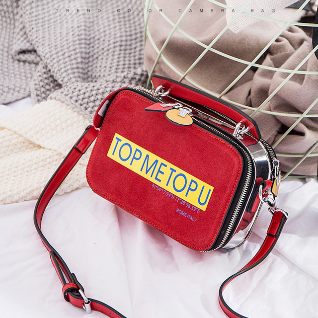 港风宽带丝绒小方包