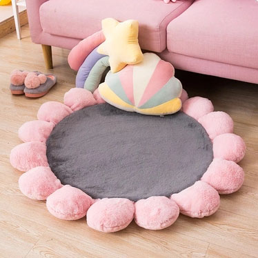 网红ins少女心床地毯