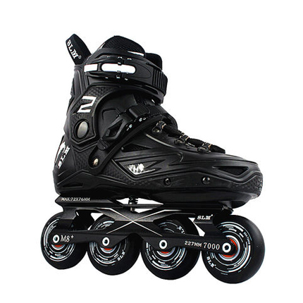 SLM初学者闪光直排溜冰鞋