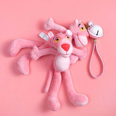 韩国可爱粉红豹钥匙扣