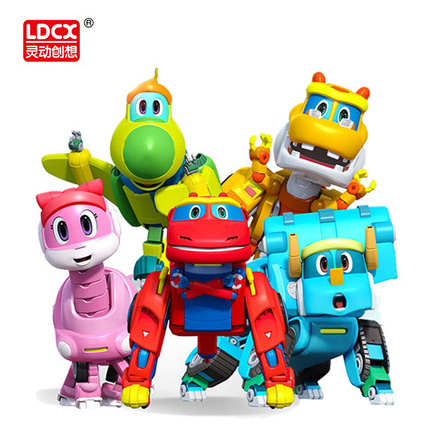 灵动创想邦邦龙变形玩具