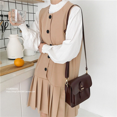 复古单肩斜挎包