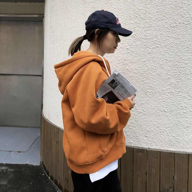 港风chic加绒加厚上衣