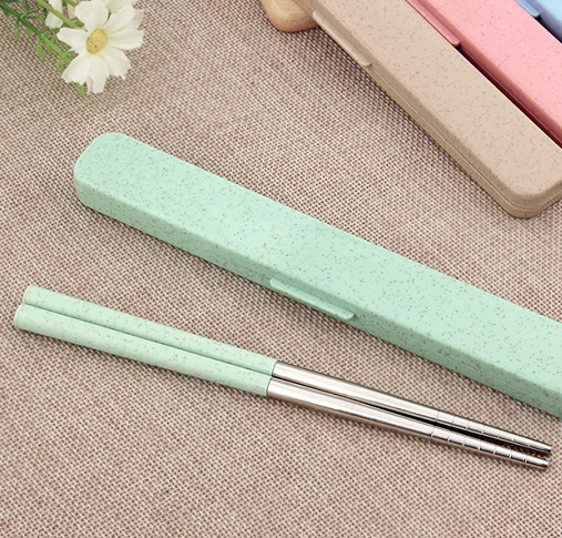 304不锈钢餐具筷子盒套装