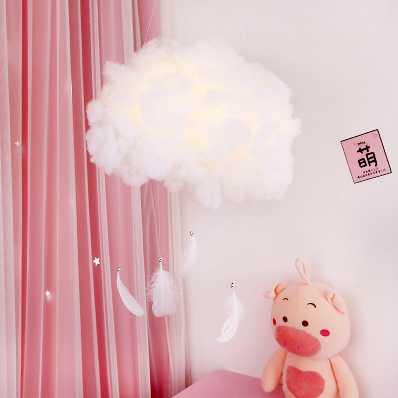 ins创意手工云朵灯