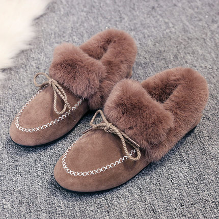 女士防加绒短靴棉靴