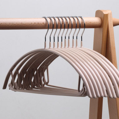 家用无痕不锈钢衣架