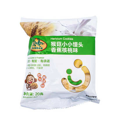 贝兜磨牙棒猴菇小小馒头宝宝辅食20g