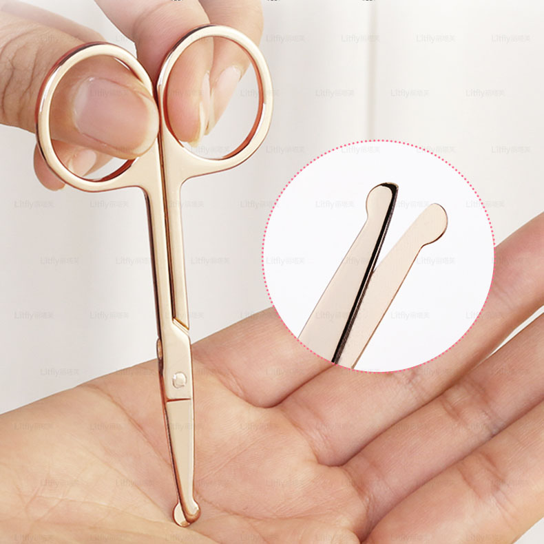 Litfly不锈钢圆头小剪刀